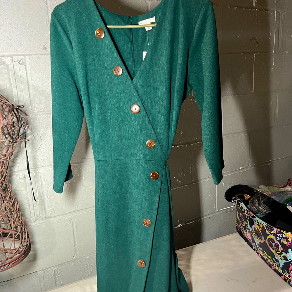 Est 1946 green dress size 14